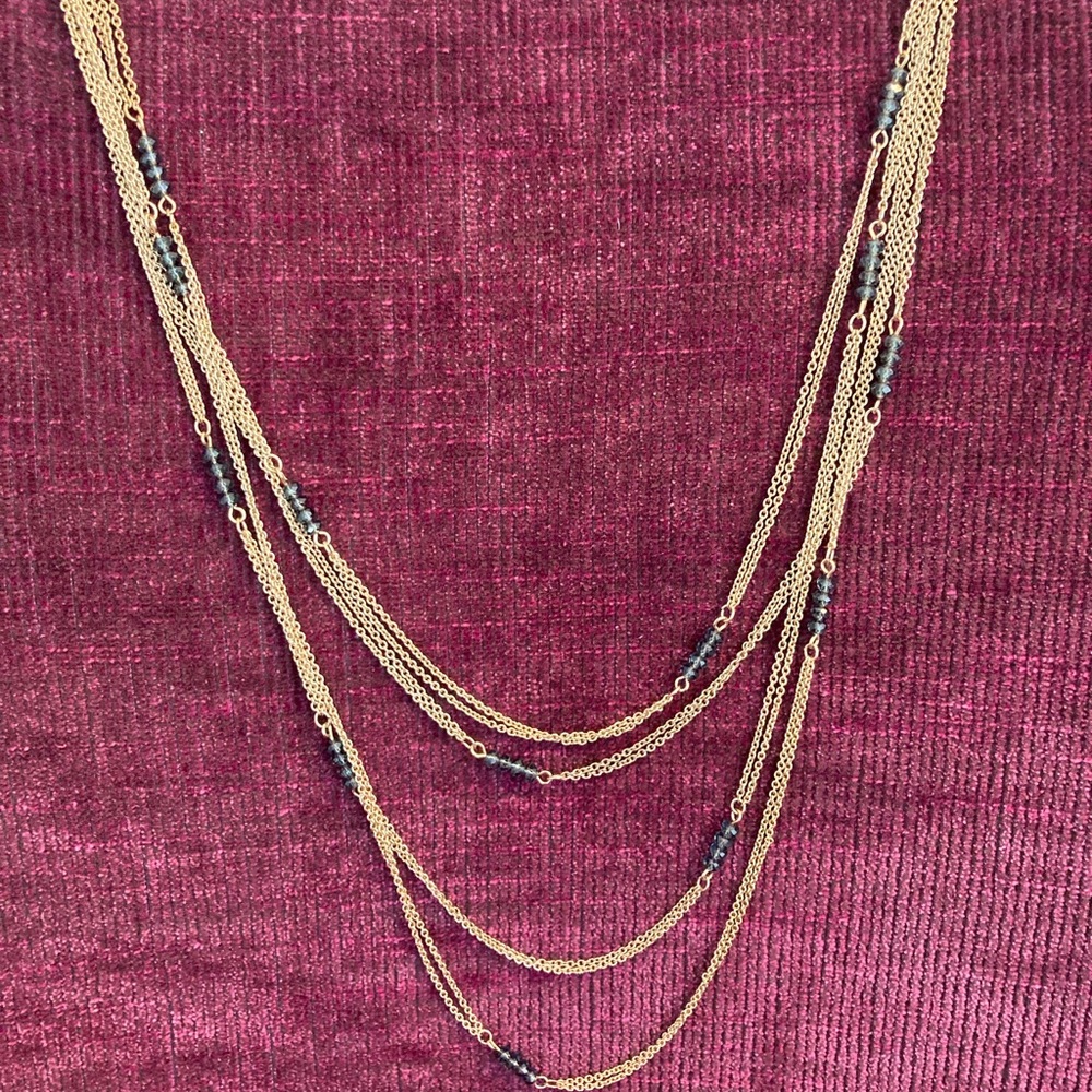 EUC BR multi strand necklace